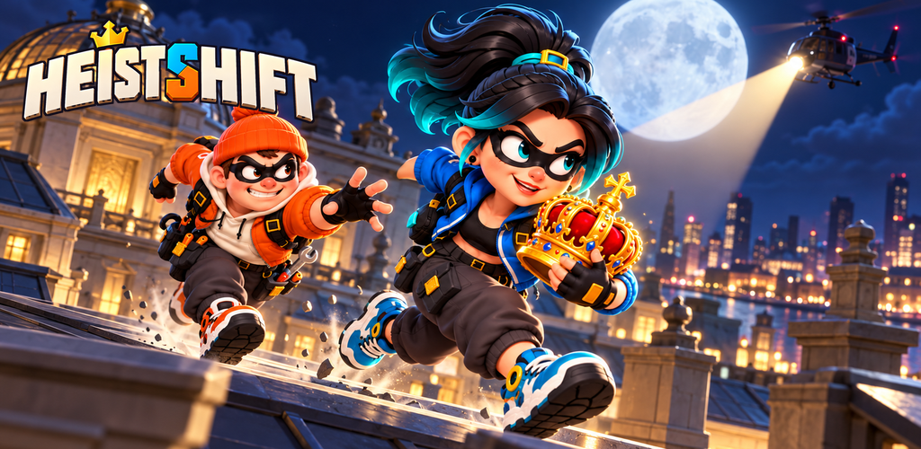 HEISTSHIFT Google Play Promo Banner